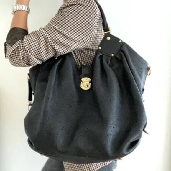 💎✨BEAUTIFUL✨💎 Authentic Louis Vuitton Monogram Mahina Size Large - Picture 1 of 17